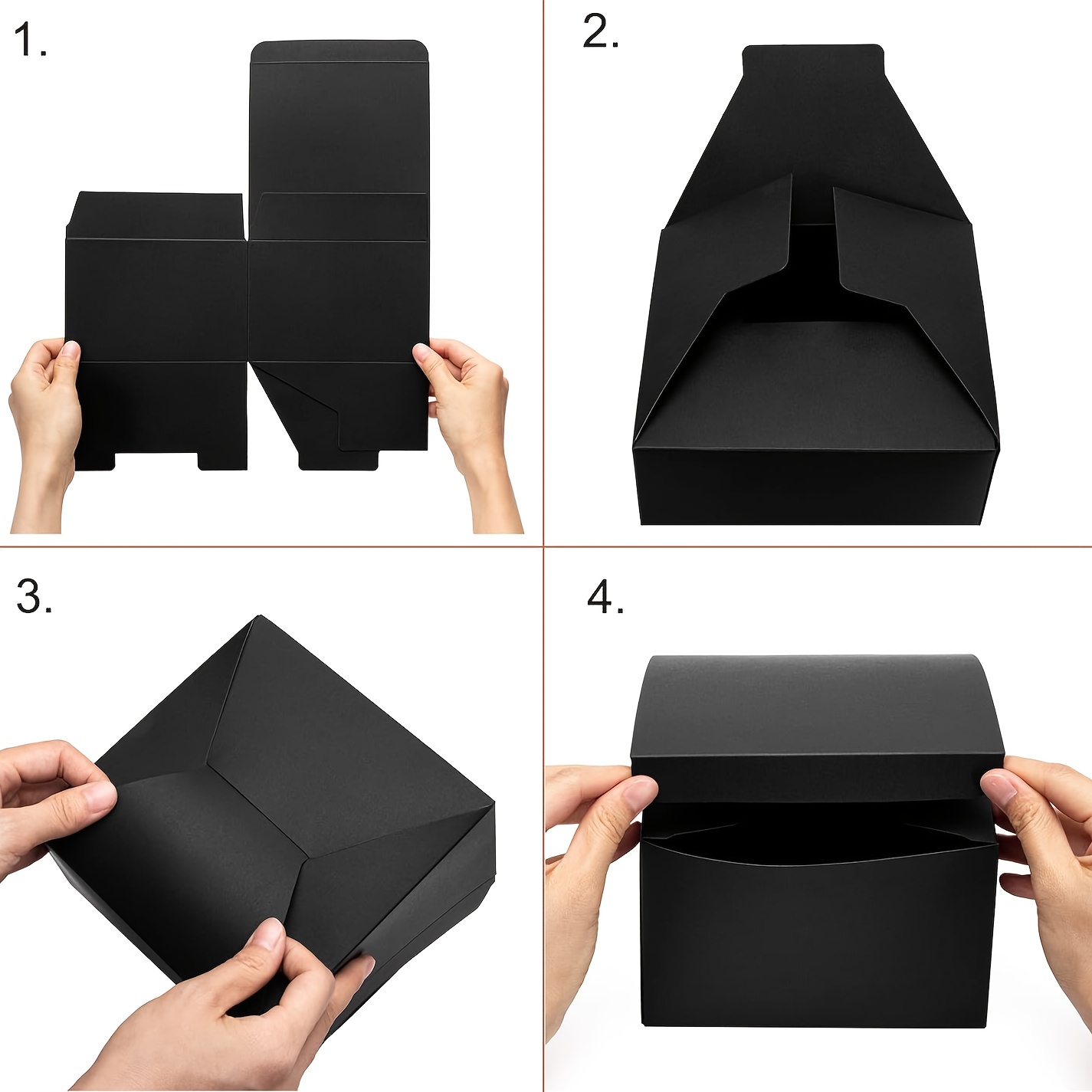 20 Matte Black Gift Boxes for Jewelry Packaging